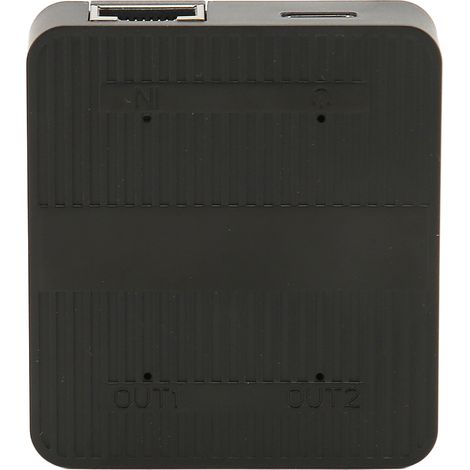 Répartiteur Ethernet RJ45 1 entrée 2 sorties 1000 Mbps USB-C, alimentation sécurisée, signal stable, compatible Switch, TV et PC. Câble USB inclus. (1/5)