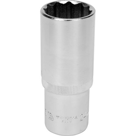 Lange 12-kant Stecknuss 24 mm 1/2" CrV