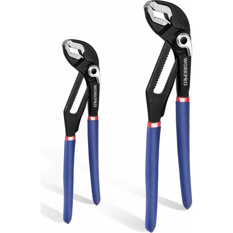WORKPRO - Pince Multiprise Serrage Rapide Réglable Jeu de 2 Pièces 200 et 250 mm (1/5)