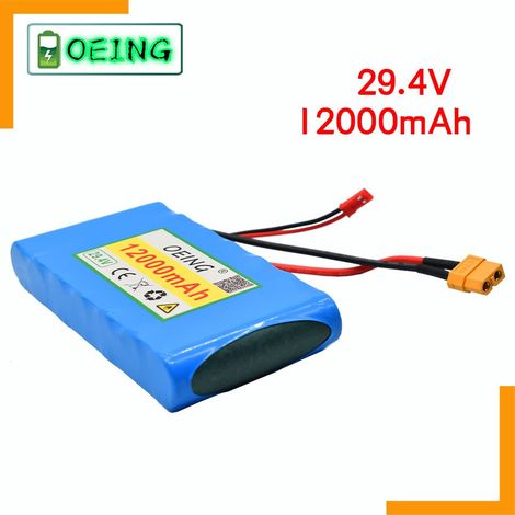 7S1P 24V 12000MAH lithium-ion battery pack is suitable for small electric unicycles, scooters, and toys. (1/2)