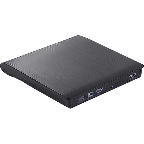 Dual-Interface-Blu-ray-Brenner, gebürstete Oberfläche, USB 3.0, externes optisches Laufwerk, DVD/CD-Brenner, externes DVD-Laufwerk für Laptop (1/5)