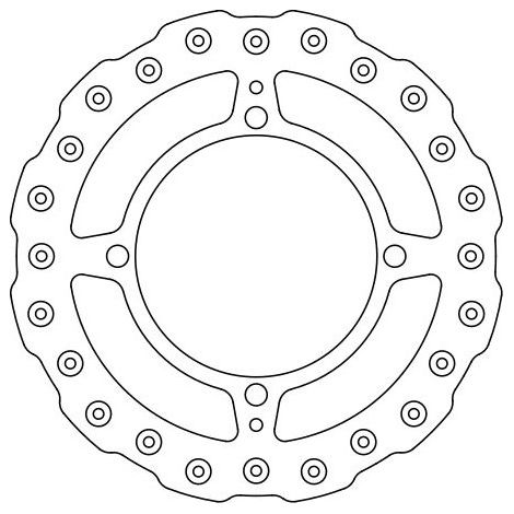Disque de frein fixe