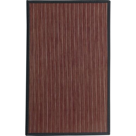 Tapis Multi-usage Antidérapant en PVC Tressé Prune 50 x 80 cm pour Cuisine et Salle de Bain - PANGIVO