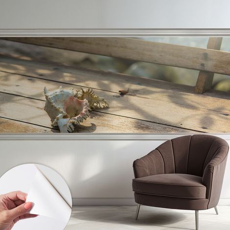 Tapete Selbstklebend - abwaschbar - Tapete mit Motiv - trendige Wanddeko - elegant Fototapete Entspannende Szene 250x104 cm (1/5)