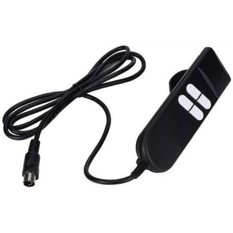 Télécommande manuelle Okin Ashley à 4 boutons et 5 broches pour fauteuil inclinable électrique ou fauteuil releveur. (1/4)
