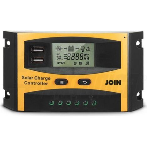 Regolatore di carica RHN20/3 PWM 12/24Vdc 20A con 2 porte USB
