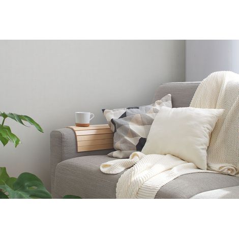 Papier peint intissé argent Tapisserie charme effet tâcheté Papier peint style cottage campagne idéal pour chambre et cuisine (1/5)