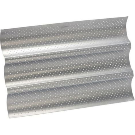 Patisse Baguetteblech silber 38 x 25 cm