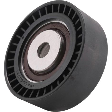 Poulie tendeur de courroie 11281748131 compatible avec les courroies E34, E36, E39, E46, E53, X5, E60, E83 et E85. (1/5)