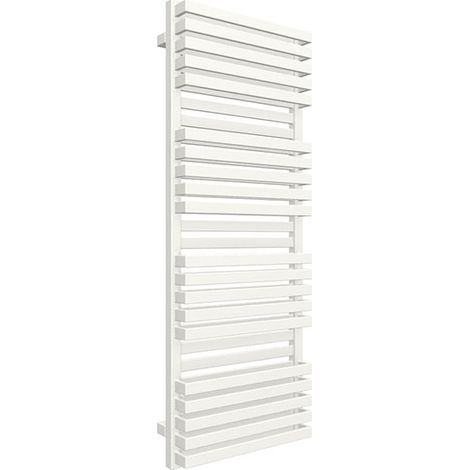 Großer Handtuchheizkörper - Heizungsbetrieb - Weiß - Höhe 1185mm Breite 600mm - Watt - QUA1185/600BZXB
