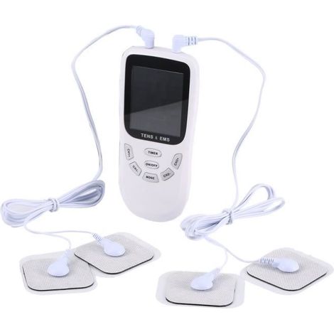 AST1009 Stimulation musculaire transcutanée 4 électrodes électrodes Double sortie massage 40 niveaux d'intensité (1/4)