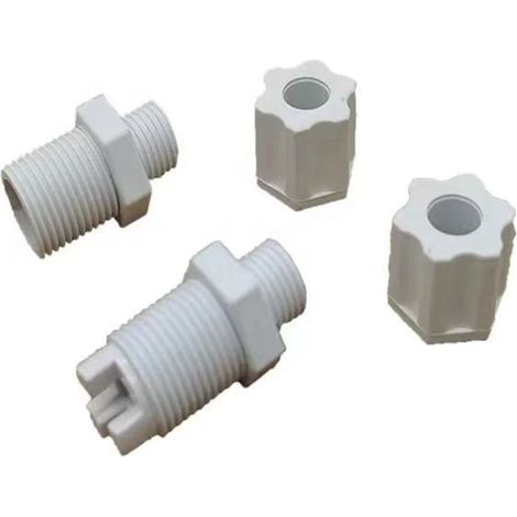 Ensemble d'adaptateur de clapet anti-retour et de raccord d'entrée pour distributeurs de produits chimiques de piscine CLX22EA CL200 (1/2)