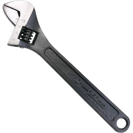 Adjustable Wrench, Non-Slip Mini Jaw Wrench, Repair Maintenance Tool, Max Jaw Opening 30mm (Black, Length 250mm) (1/5)