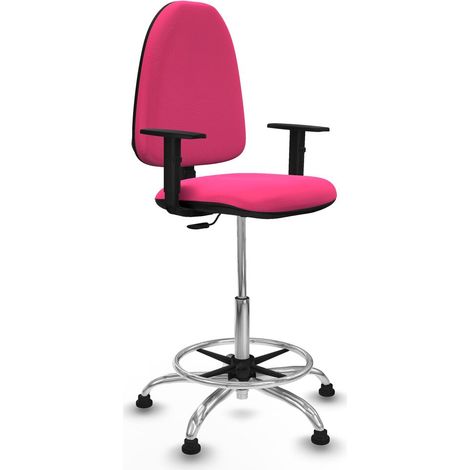Sedia da Ufficio Piqueras y Crespo B1D05RT Rosa Alta (1/5)