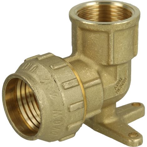 MS Raccord de compression rondelle murale pour tube PE 32 mm x 1’’ FF