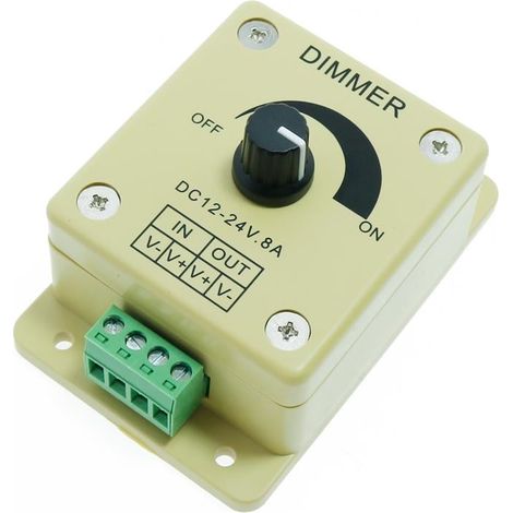 IluminaShop - Dimmer Regulador Unicolor para Tiras LED 12/24V (1/2)