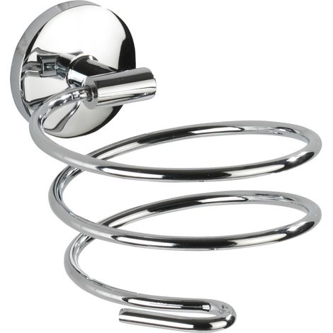 Wenko 22177100 Cuba Porte-Sèche-Cheveux Zinc Chromé 14 x 10 x 8 cm (1/5)