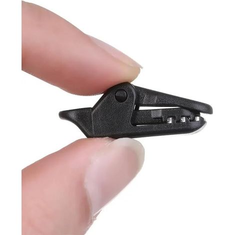 Clips pour tente lot de 50 en plastique noir étanches pour fixation de tentes bâches et camping (1/5)