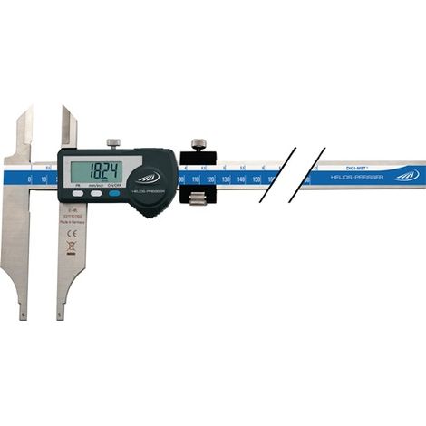 Helios Preisser Werkstattmessschieber DIN 862 DIGI MET 300 mm digital mit Spitzen und FE (1/5)