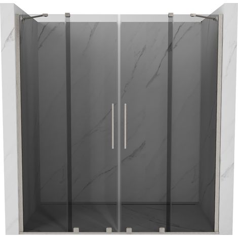 Mexen Velar Duo porte de douche coulissante 180 cm, graphite, nickel brossé - 871-180-000-42-97 (1/5)