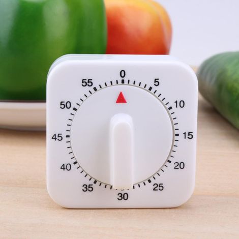 Mechanischer 60-Minuten-Timer, Küchen-Countdown-Timer, praktische Erinnerungsfunktion ohne Batterien. (1/5)