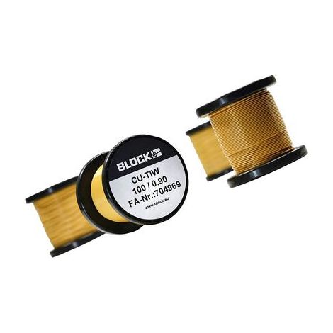 Bobina CU-TIW cable de cobre esmaltado 0,30 mm 114,5 m