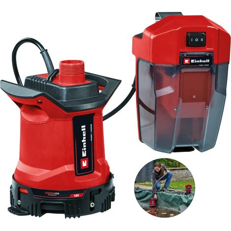 Einhell GE-DP 18/25 LL 18v Power X-Change Cordless Submersible Dirty Water Pump (1/5)