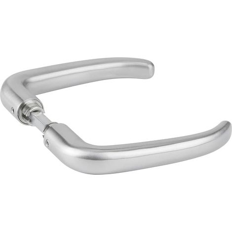 HERMAT Türdrückerpaar BASIC 06 1806, Edelstahl (1/2)
