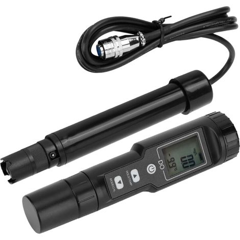 Sauerstoffmessgerät, tragbares Stiftmessgerät für gelösten Sauerstoff und Temperatur, digitales Sauerstoffmessgerät, Wasserqualitätsprüfer, OD-Messgerät, 0,0–40,0 mg/l