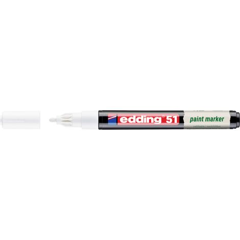 Edding 51 EcoLine 4-51-049 Marqueur peinture blanc 1 mm, 2 mm (1/5)
