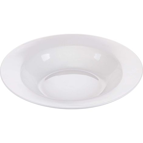 PIATTO FONDO 23 CM BIANCO FALDA (1/2)