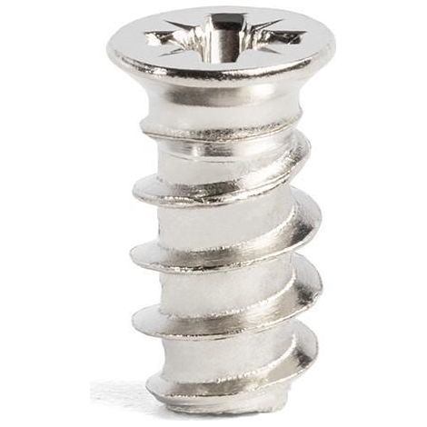 UCAFIX tornillo euro 6.3x13 ø cabeza 7.2mm niquel (caja 100) (1/2)