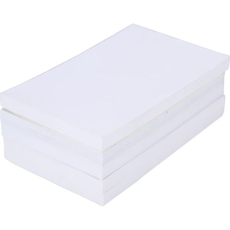 250 feuilles de papier mélangeur dentaire jetable, papier mélangeur double face (76 x 127 mm) (1/5)