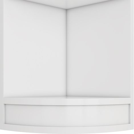 Bibliothèque, 42 x 30 x 180 cm, MDF, blanc (1/5)