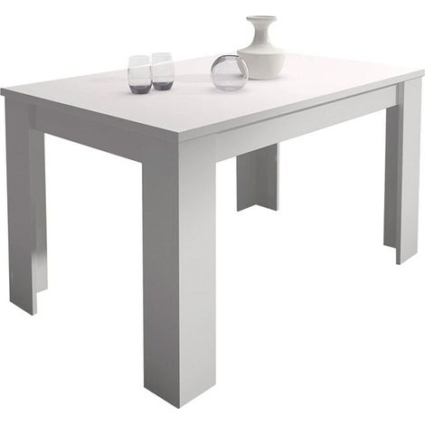 Mesa de comedor extensible Corfu Blanco 138cm (ancho) x 76cm (alto) (1/5)