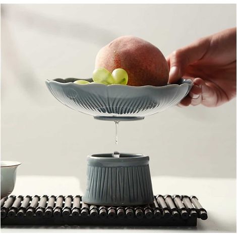 Bol À Fruits - Bol En Céramique - Pour Fruits Desserts Crème Glacée Légumes - Usage Intérieur Table Cuisine - 1 Pièce (1/3)