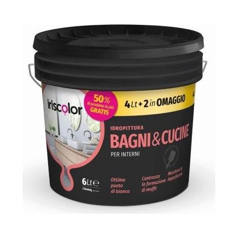PITTURA BAGNI E CUCINE LT.4+2 OMAGGIO