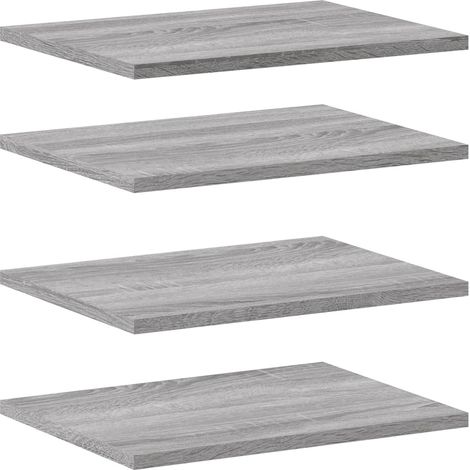 Maison Exclusive - Wandregale 4 Stk. Grau Sonoma 40x30x1,5 cm Hol