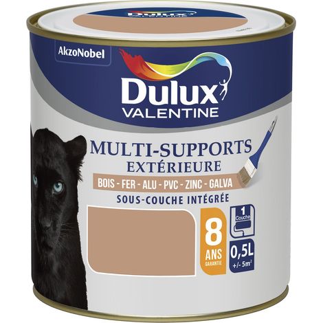 Peinture Multi-Supports Extérieure Satin Iroko 0,5 L - Dulux Valentine
