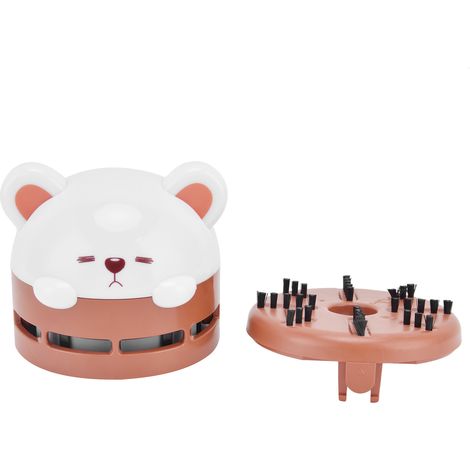 Mini Aspirateur Clavier Poussière Mignon Dessin Animé Recharge USB Déchets Papier À Main Veilleuse Nettoyant Bureau (1/5)