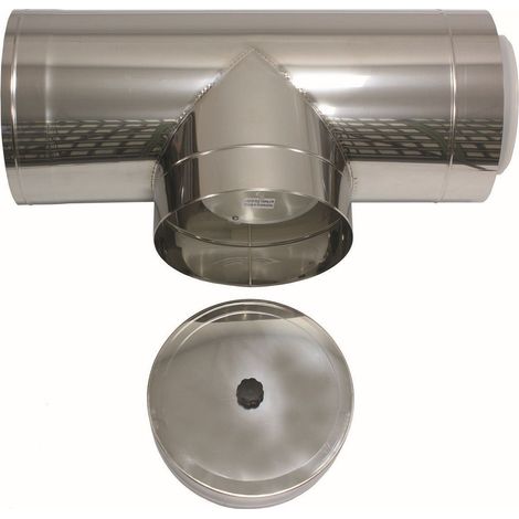 Vaillant Elément de révision DN 300/200 inox pour système d'évacuation façade DN 200, 0020095590