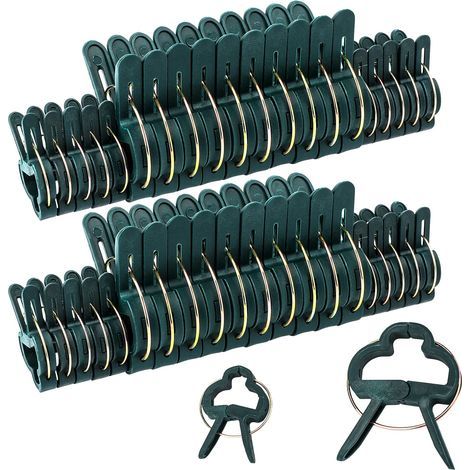 100 Pièces Clips pour Plantes grimpantes, Clips pour T omates, Clips pour Plantes, Clips pour Attache Tomate (2 Tailles) (1/5)