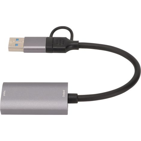 Carte d'Acquisition Vidéo 4K HDMI vers USB-C Compatible PS5, Xbox, Caméra et Enregistreur DVD (1/5)