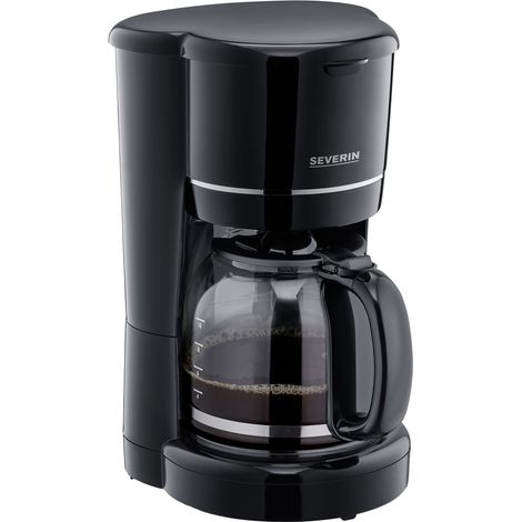 Severin 4320 Kaffeemaschine Schwarz Fassungsvermögen Tassen=10 Glaskanne, Warmhaltefunktion (1/5)
