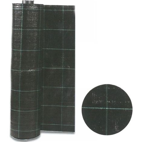 BRIXO TELO PACCIAMATURA 100 X H 2,10 MT NERO ANTI ERBACCIA (1/9)