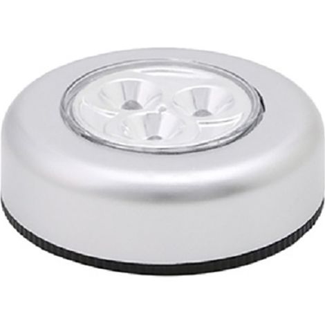 Lámpara adhesiva luz de emergencia portátil con pilas para armario o cajones