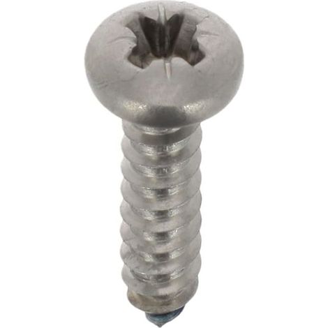 Vis à Tôle - Tête Cylindrique Bombée Pozidrive - Inox - Standard DIN 7981 - Fixation Carrosserie - Réf. 7055 - Sachet de 20 (1/3)