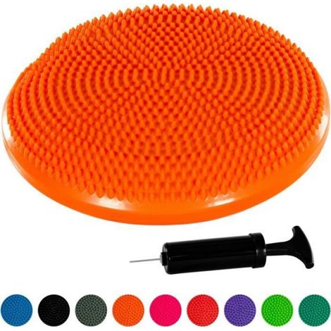 Coussin Équilibre - 33 cm Diamètre - Pour Renforcement Musculaire Et Posture - Assise Gonflable - 1 Pièce (1/4)