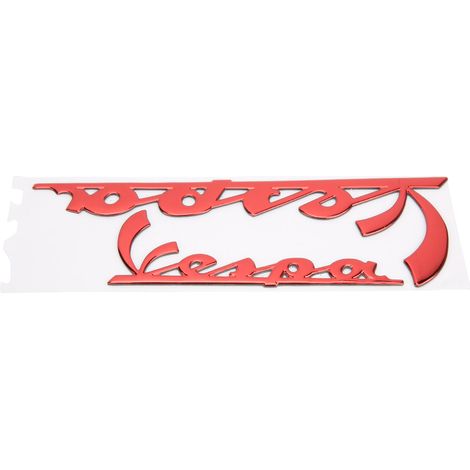 3D-Emblem-Aufkleber für Vespa GTS300, LX125, LX150 IE, Sprint, Primavera 300, LX, LXV, SuperRed - Dreidimensionaler Ersatzaufkleber. (1/5)