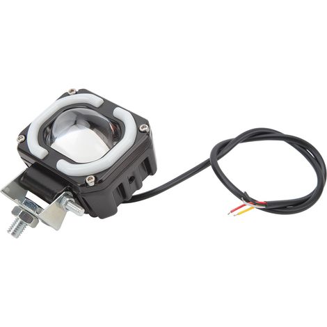 10 bis 60 V LED-Scheinwerfer, 2000 lm, IP67 wasserdicht, zweifarbige Linsenwürfel, Arbeitsleuchte für LKW, PKW, SUV, ATV, UTV, Boot, Motorrad, weiße Apertur (1/5)